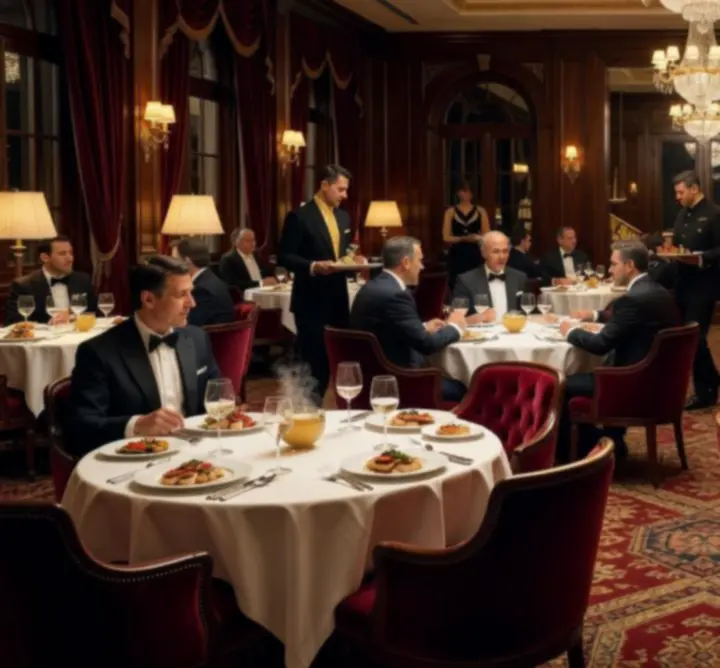 Elegáns éttermi és póker lounge tér a MAGYAR DINING EXPERIENCE-ben