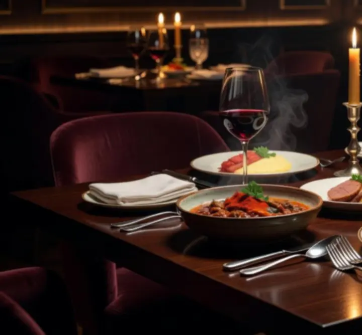 Elegáns megterített asztal a MAGYAR DINING EXPERIENCE étteremben