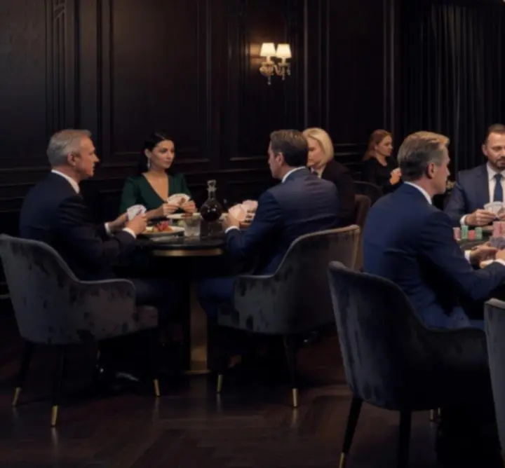 Modern, hangulatos póker lounge exkluzív asztalokkal